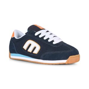 Etnies Lo Cut II LS Skate Shoes Navy Orange White