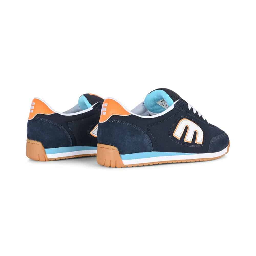 Etnies Lo-Cut II LS Skate Shoes - Navy/Orange/White