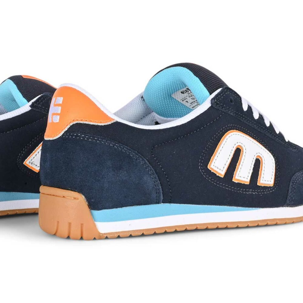 Etnies Lo-Cut II LS Skate Shoes - Navy/Orange/White