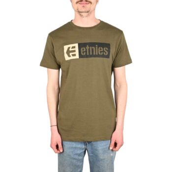Etnies New Box S/S T-Shirt - Military Green