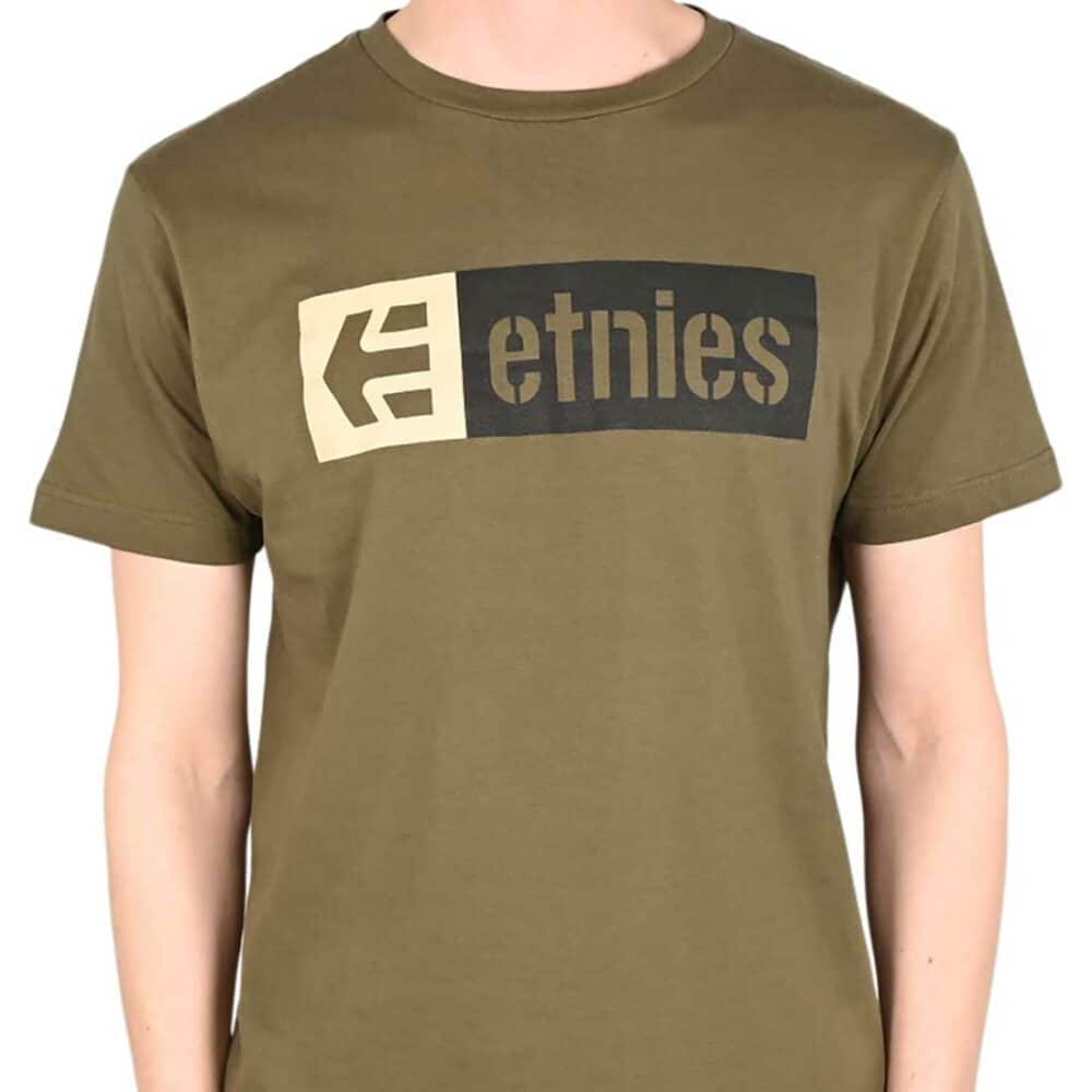 Etnies New Box S/S T-Shirt - Military Green