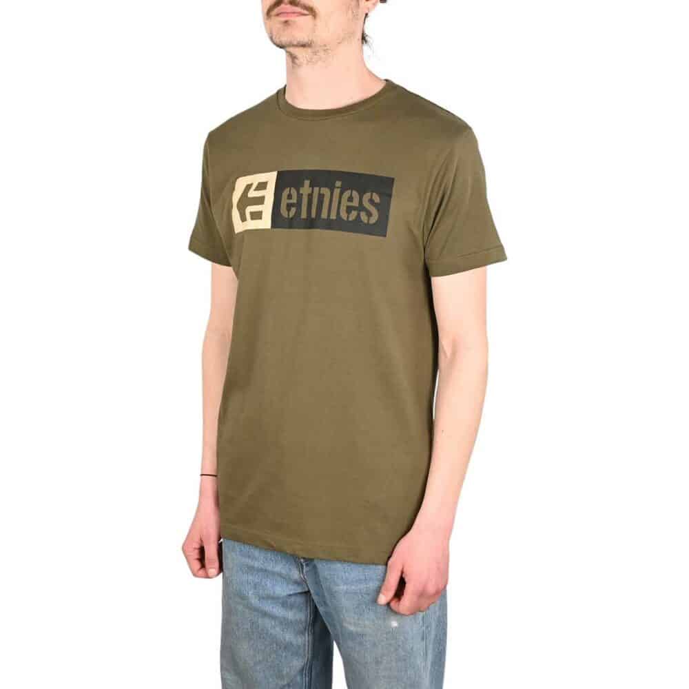 Etnies New Box S/S T-Shirt - Military Green