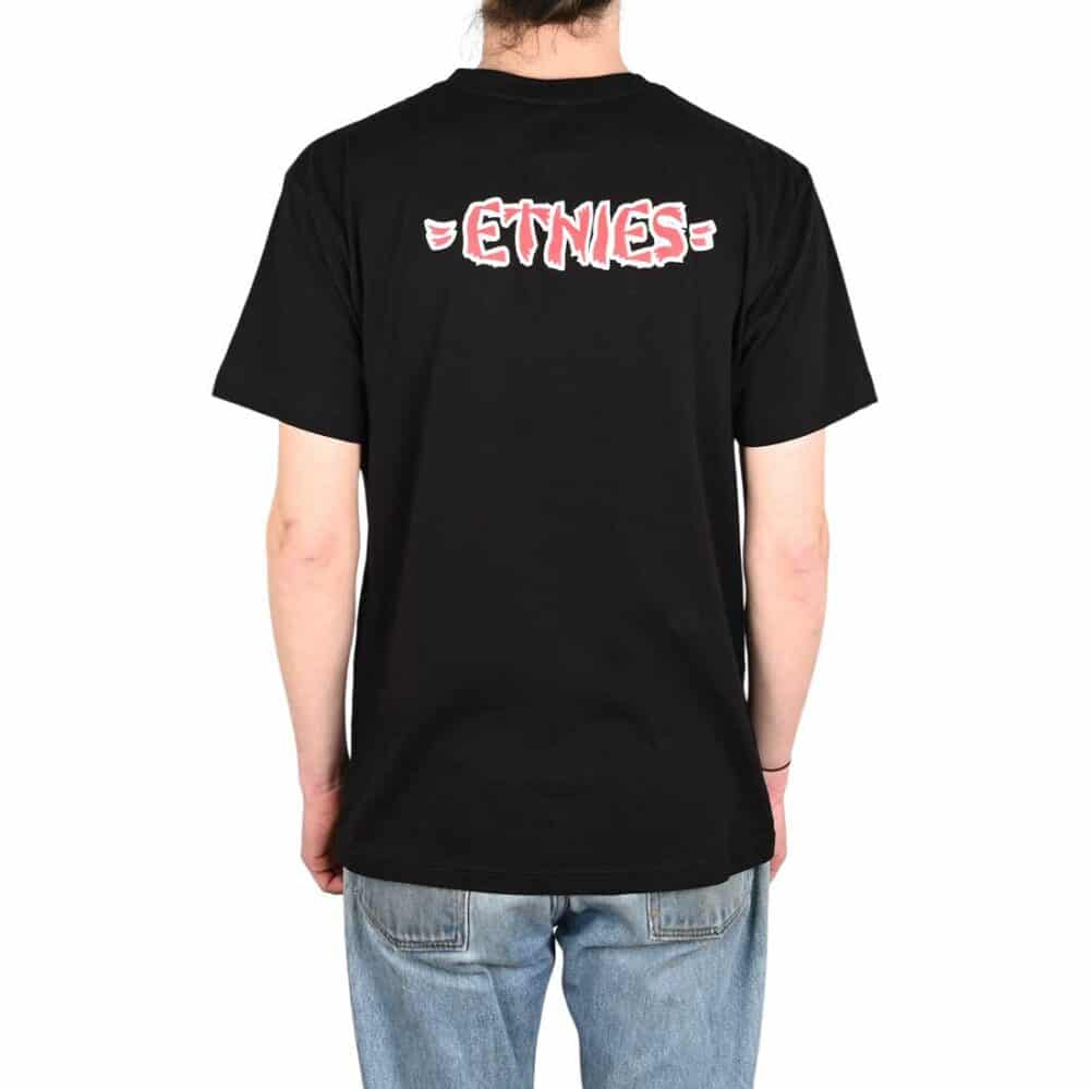 Etnies Rebel E S/S T-Shirt - Black/Red