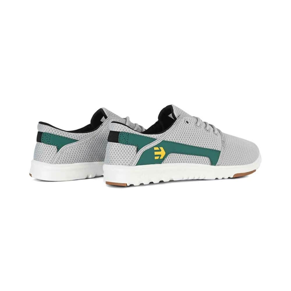 Etnies Scout Low Top Shoes - Light Grey/Yellow