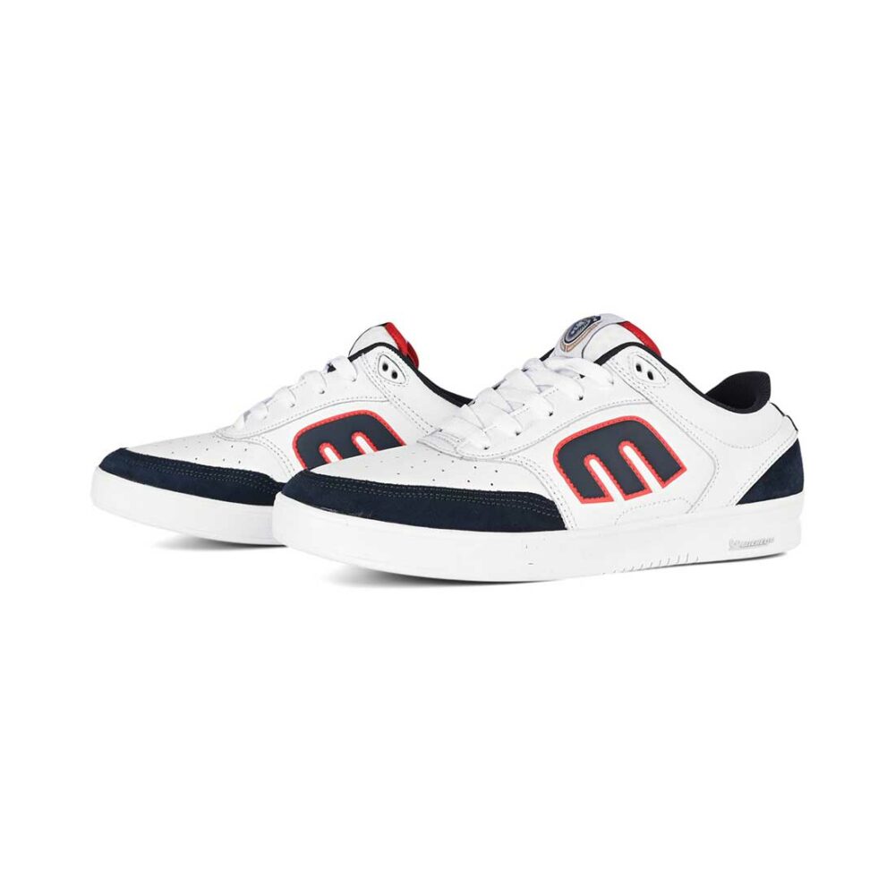 Etnies The Aurelien Michelin Skate Shoes - White/Navy/Red