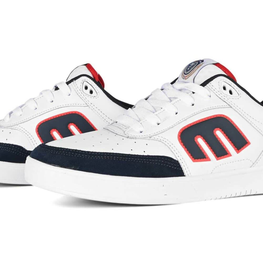 Etnies The Aurelien Michelin Skate Shoes - White/Navy/Red