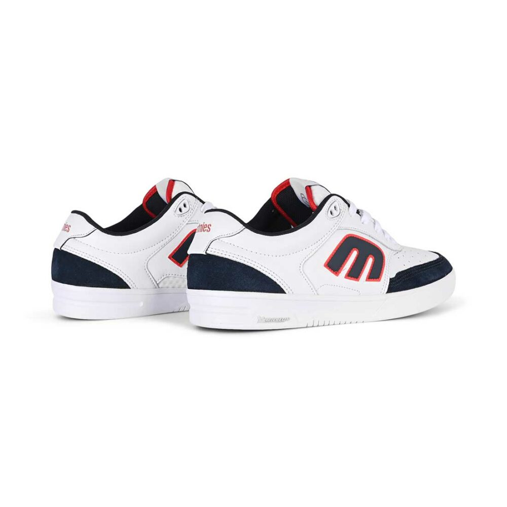 Etnies The Aurelien Michelin Skate Shoes - White/Navy/Red