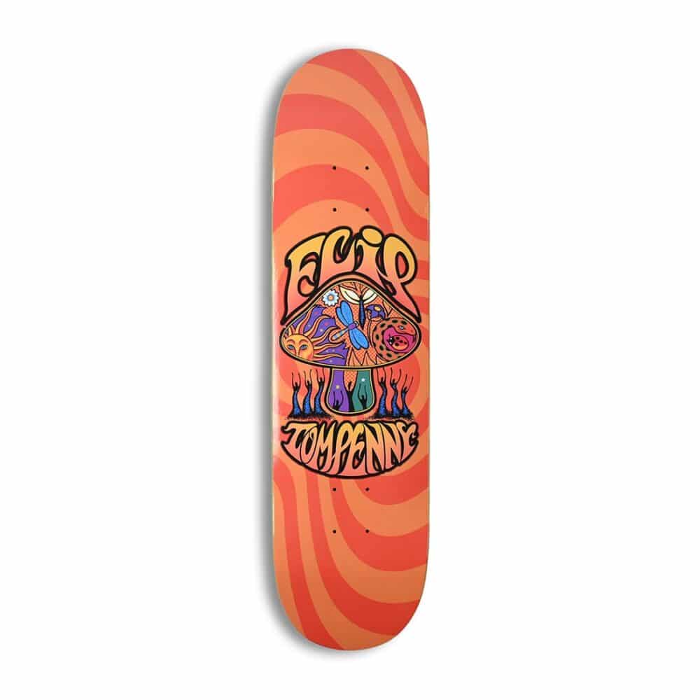 Flip Tom Penny Loveshroom 8" Skateboard Deck - Orange