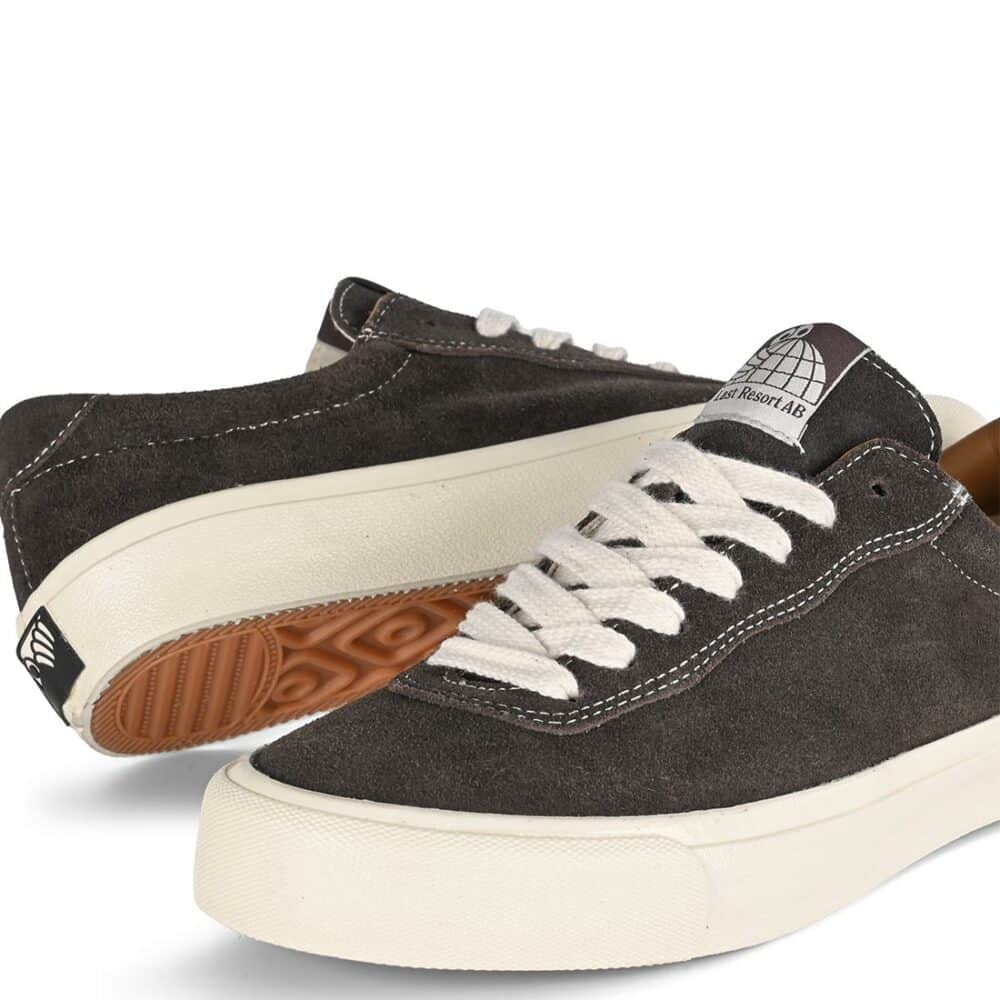 Last Resort VM001 Suede Lo Skate Shoes - Coffee Bean/White