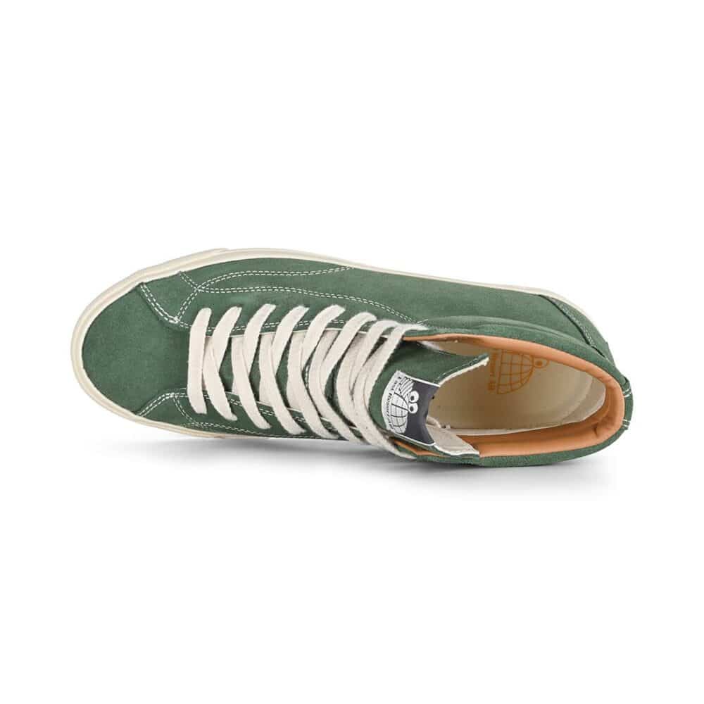 Last Resort VM003 Suede Hi Skate Shoes - Elm Green/White