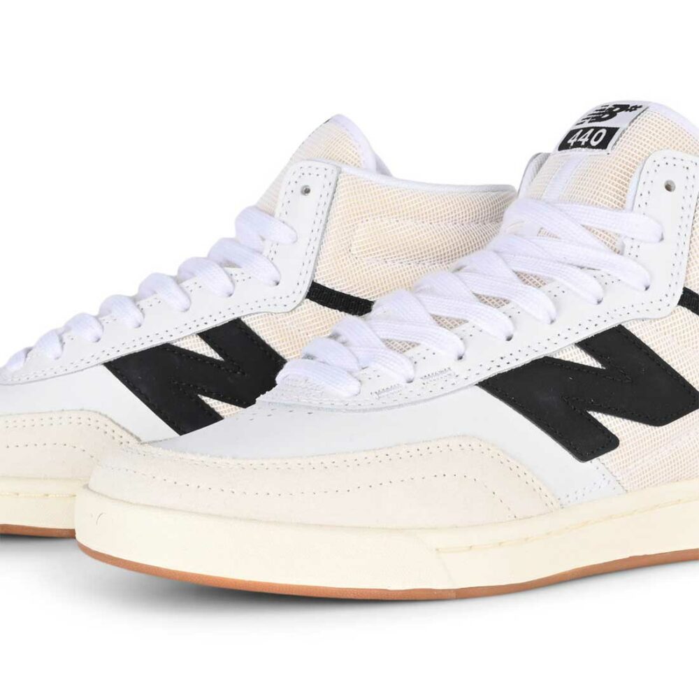 New Balance Numeric 440 High-Top V2 Skate Shoes - White/Black