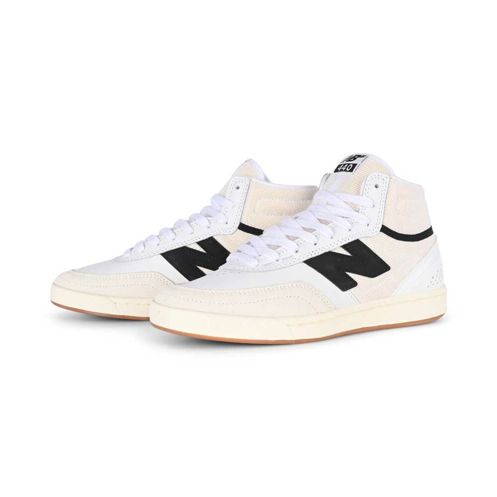 New Balance Numeric 440 High-Top V2 Skate Shoes - White/Black