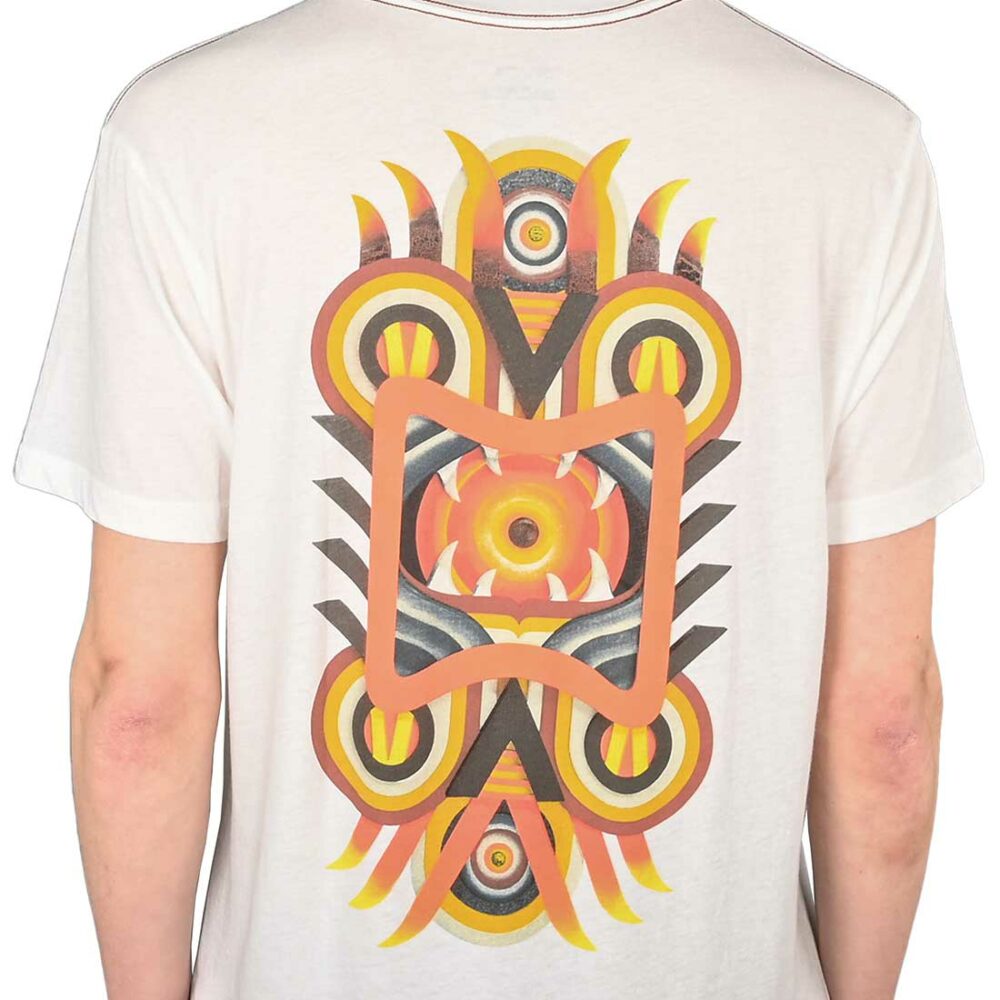 RVCA Redondo Mask S/S T-Shirt - Antique White