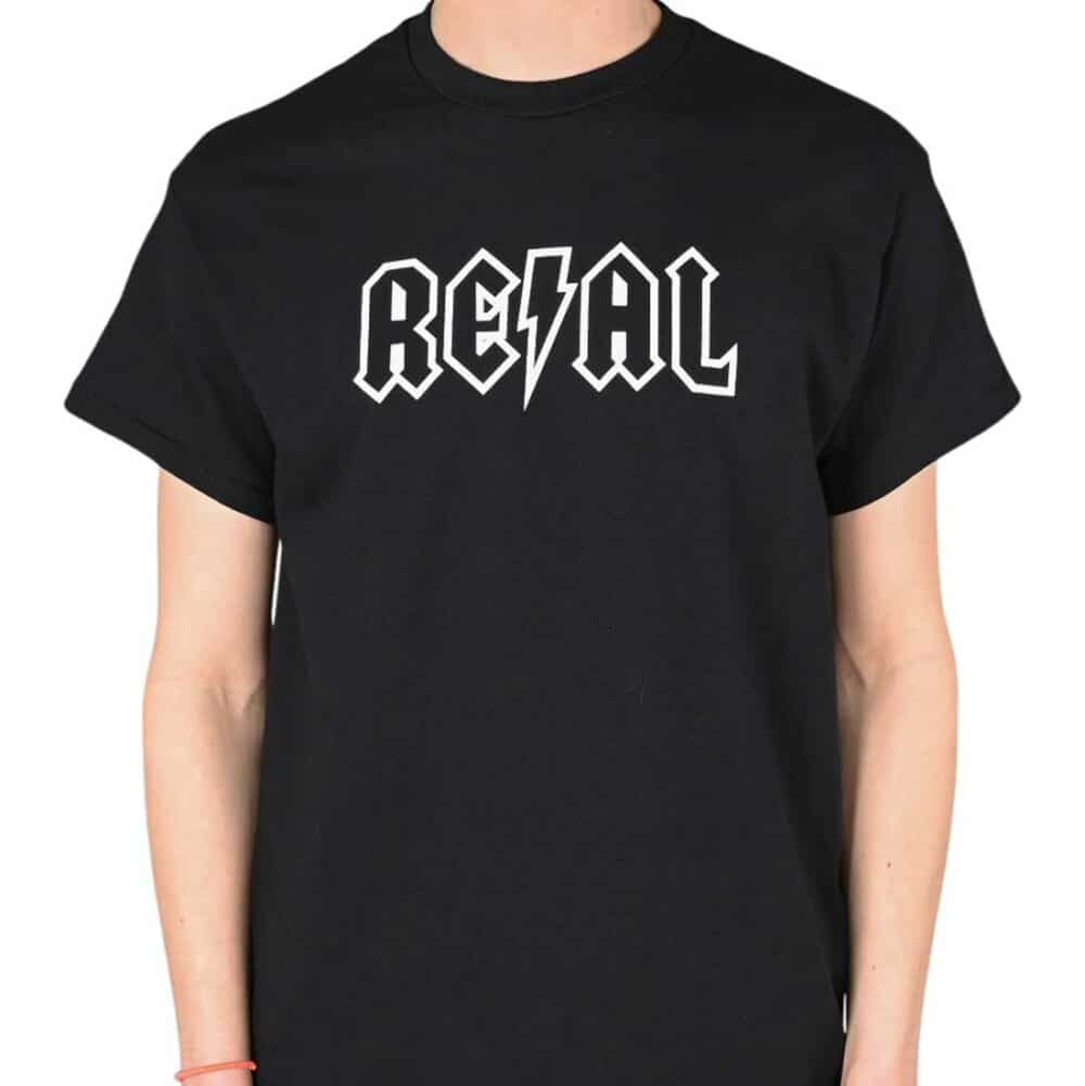 Real Deeds S/S T-Shirt - Black/White