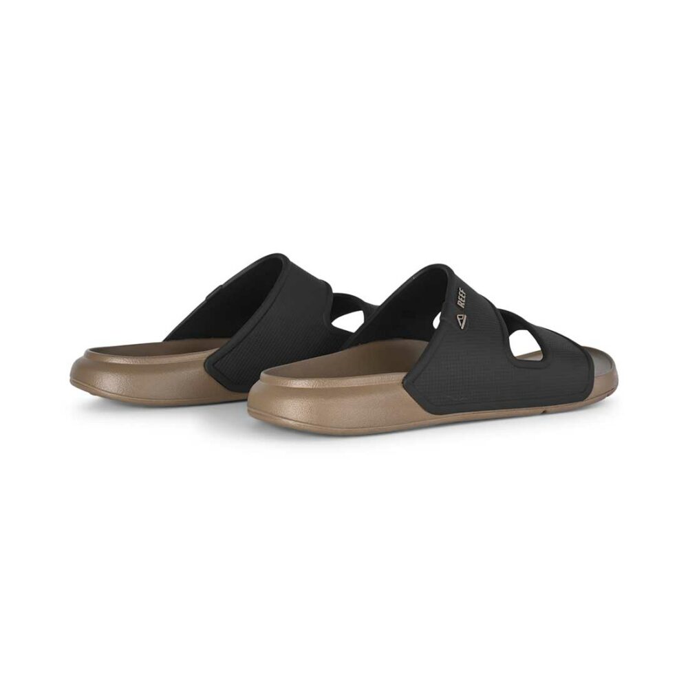 Reef Oasis Double Up Slide Sandals - Fossil/Black