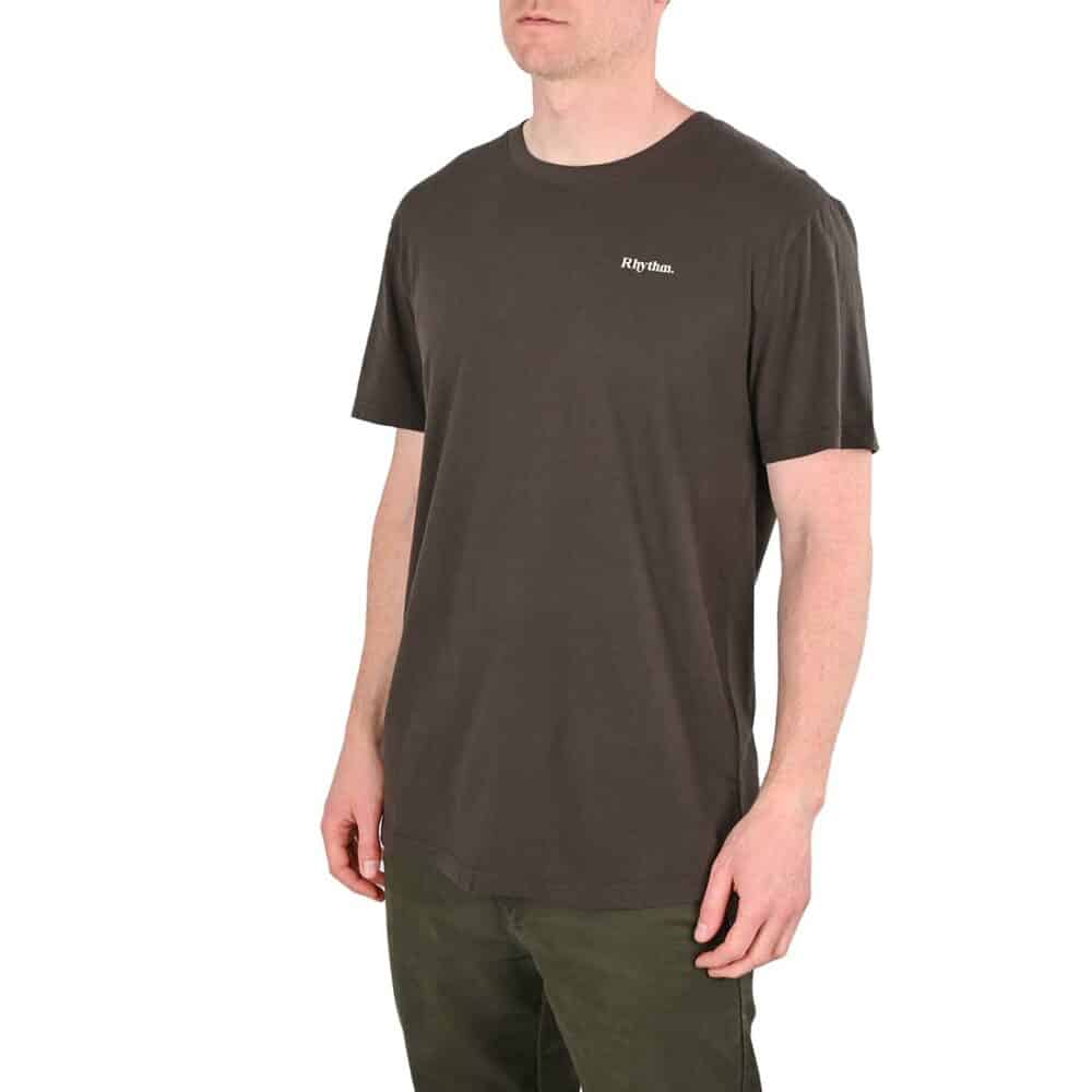 Rhythm Classic Brand S/S T-Shirt - Vintage Black