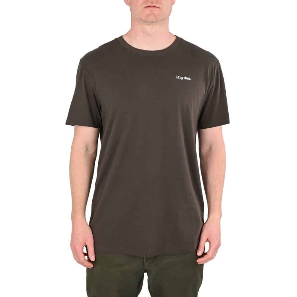 Rhythm Classic Brand S/S T-Shirt - Vintage Black