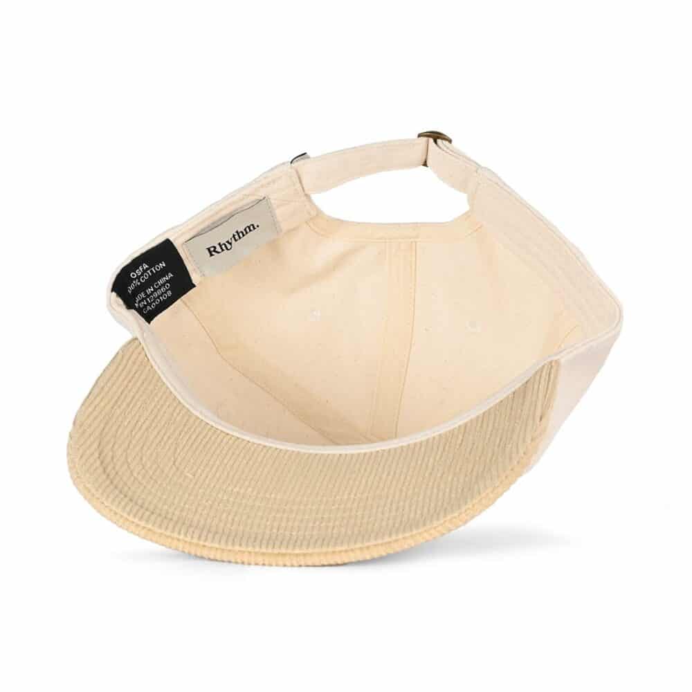 Rhythm Essential Brushed Twill Strapback Cap - Vintage White