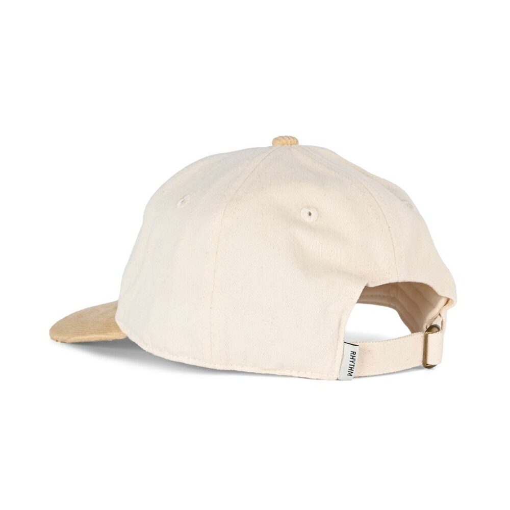 Rhythm Essential Brushed Twill Strapback Cap - Vintage White
