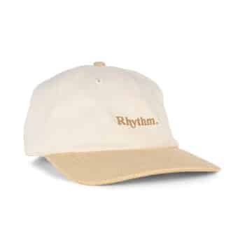 Rhythm Essential Brushed Twill Strapback Cap - Vintage White