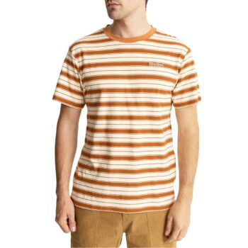 Rhythm Everyday Stripe S/S T-Shirt - Cedar
