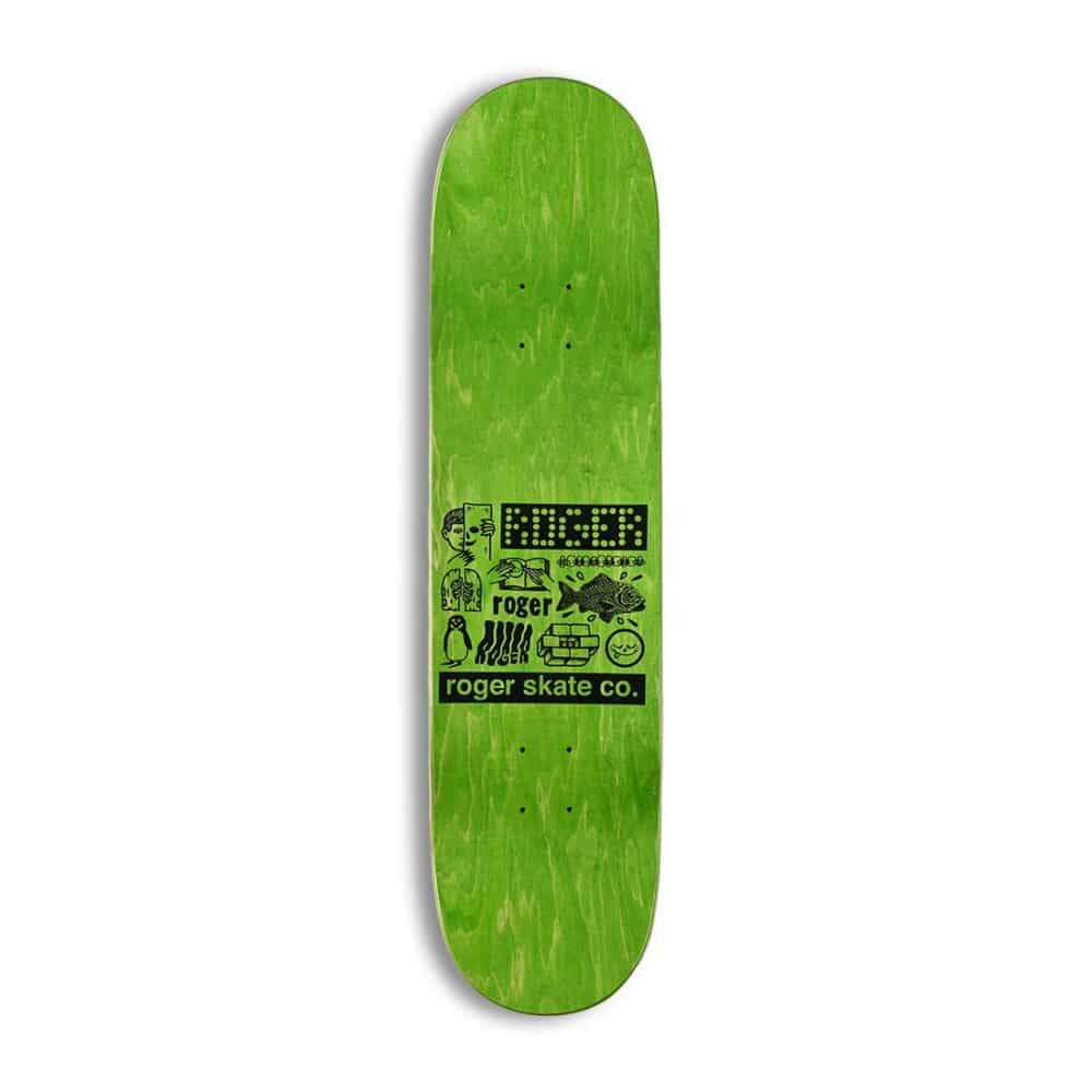 Roger Half Roger Stripes Skateboard Deck