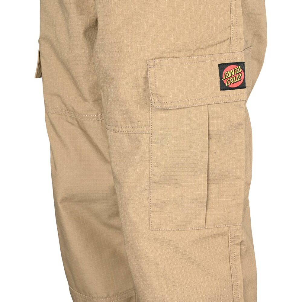 Santa Cruz Classic Label Cargo Pants - Khaki
