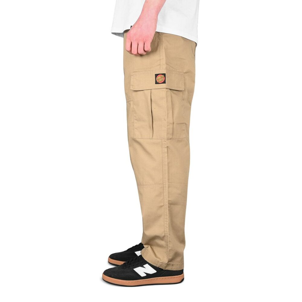 Santa Cruz Classic Label Cargo Pants - Khaki