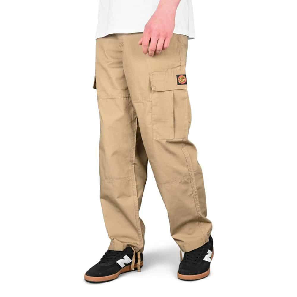 Santa Cruz Classic Label Cargo Pants - Khaki