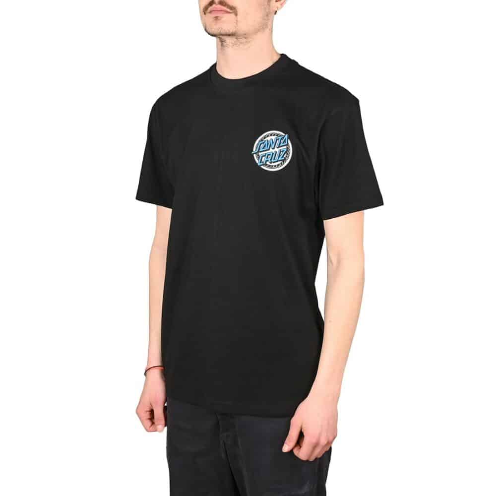 Santa Cruz Dressen Rose Crew One S/S T-Shirt - Black