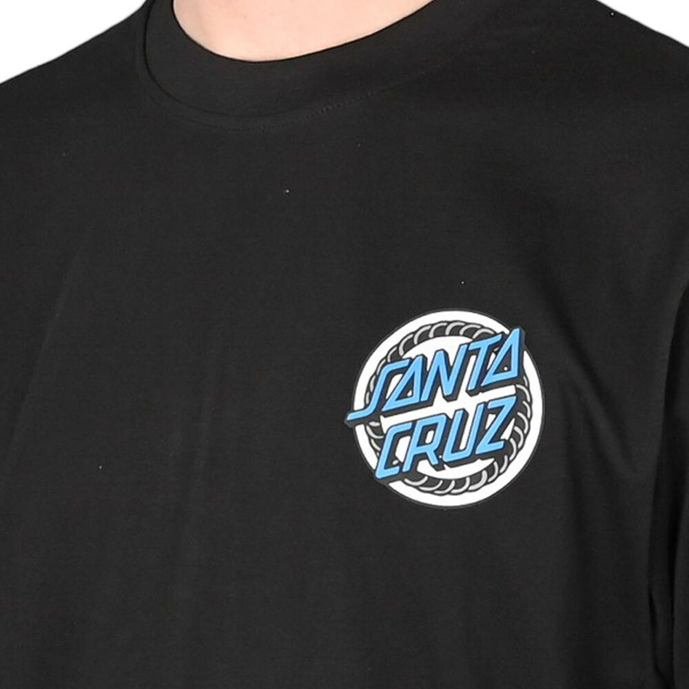 Santa Cruz Dressen Rose Crew One S/S T-Shirt - Black