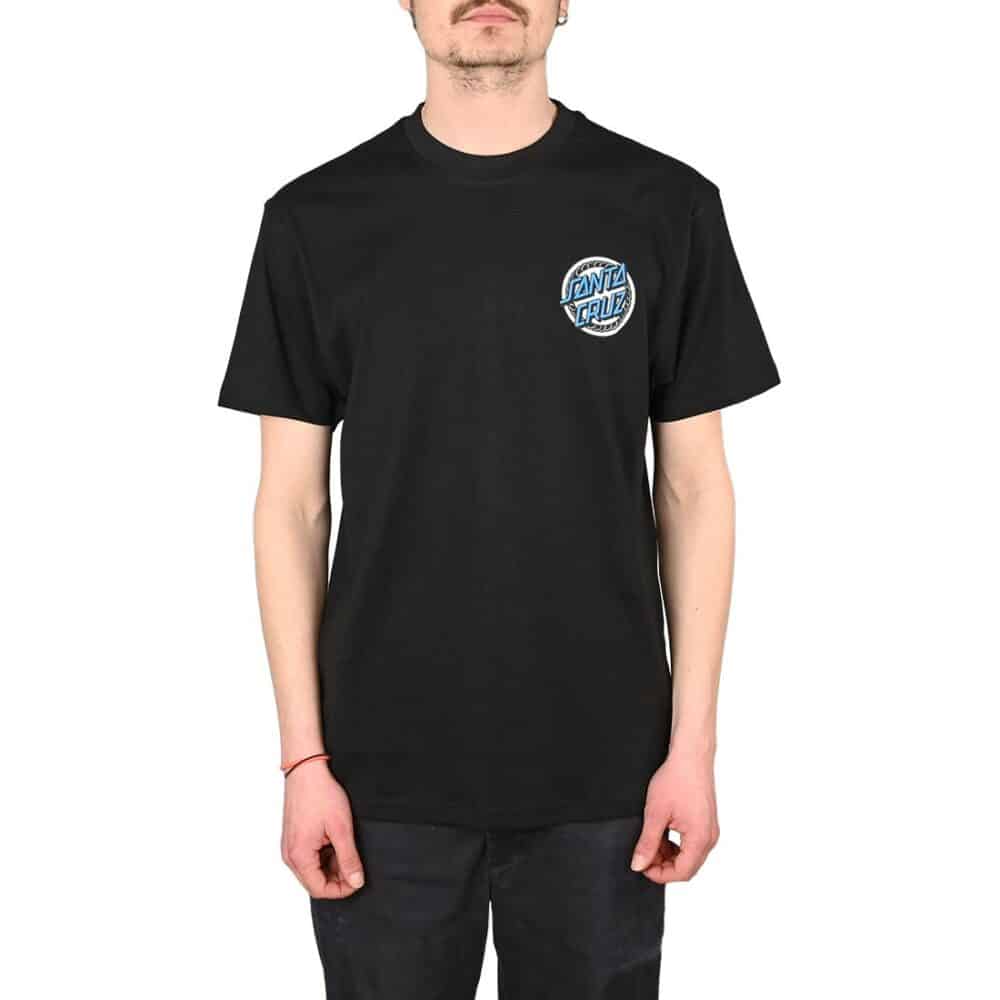 Santa Cruz Dressen Rose Crew One S/S T-Shirt - Black