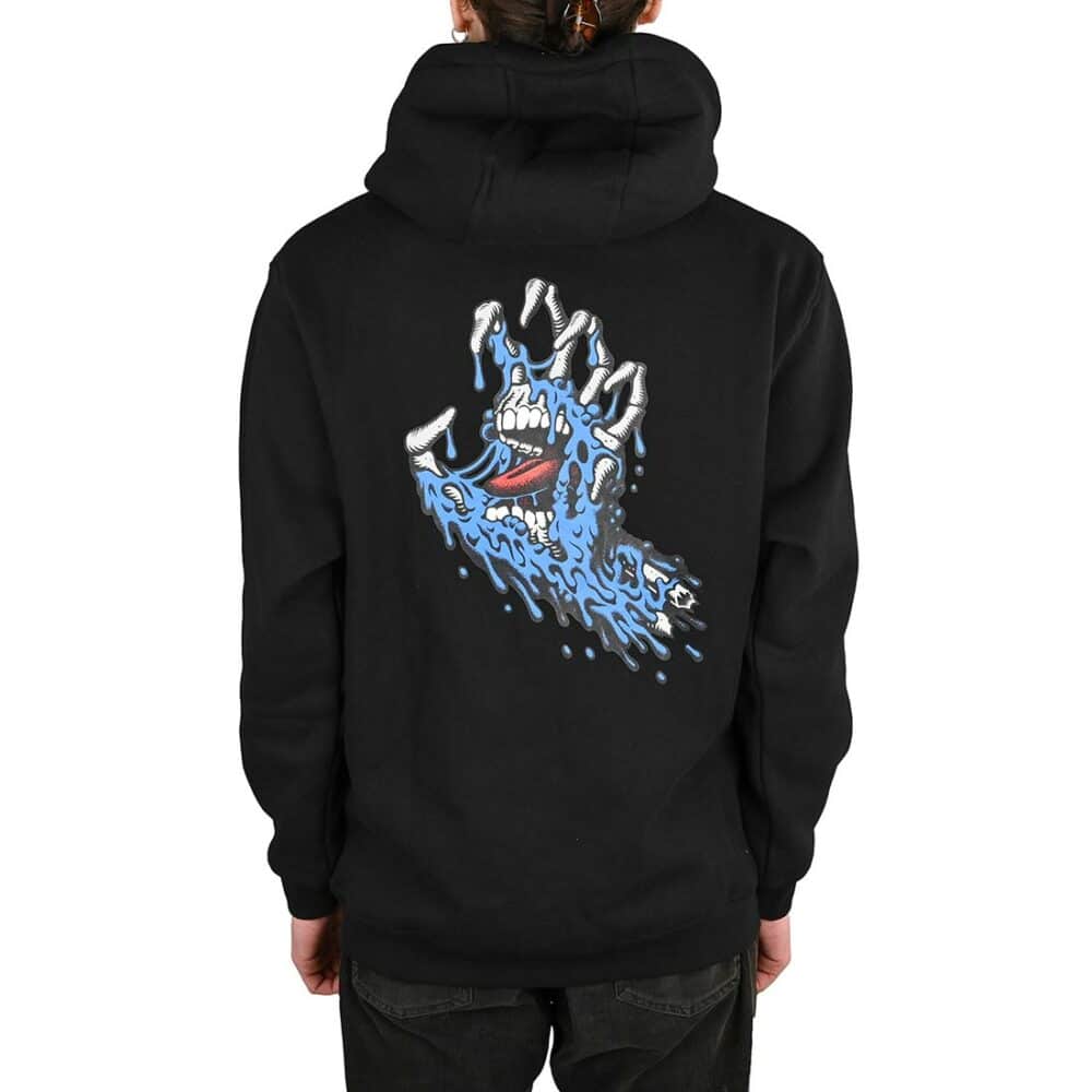 Santa Cruz Melting Hand Pullover Hoodie - Black