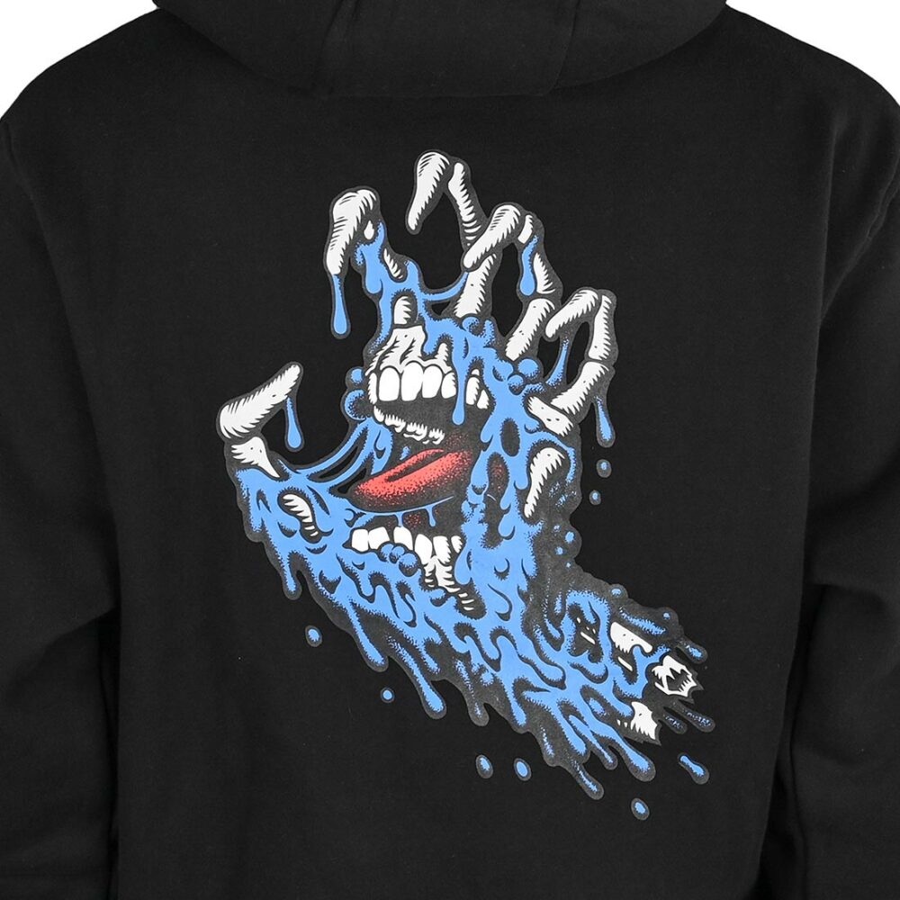 Santa Cruz Melting Hand Pullover Hoodie - Black
