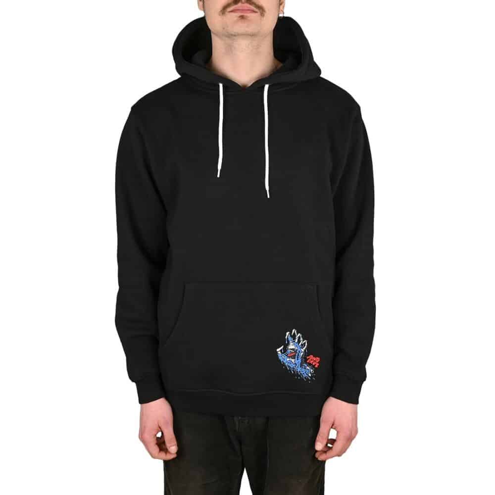 Santa Cruz Melting Hand Pullover Hoodie - Black