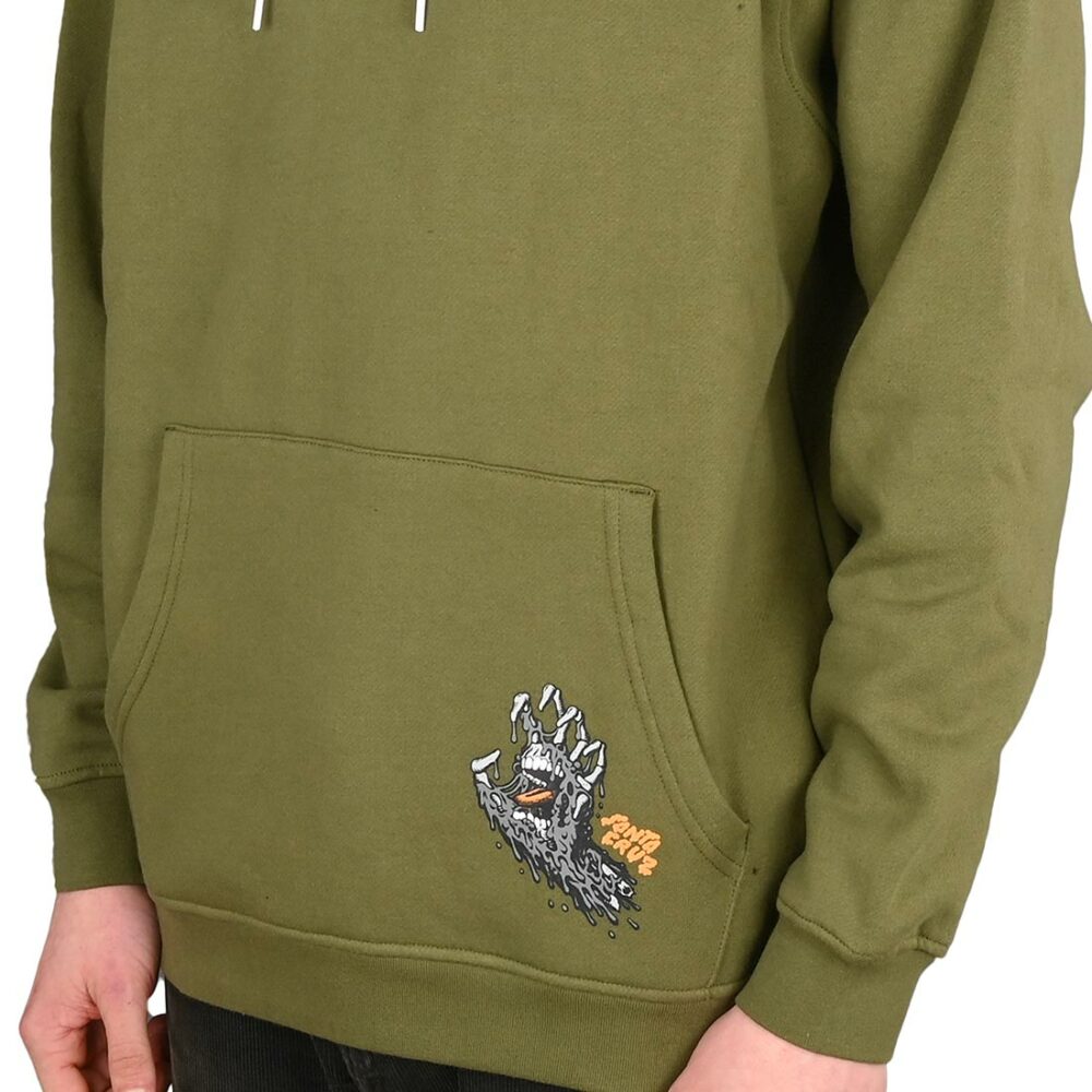 Santa Cruz Melting Hand Pullover Hoodie - Sea Kelp