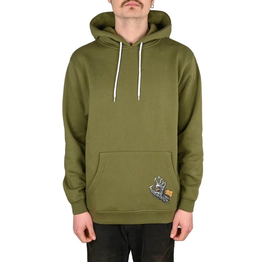 Santa Cruz Melting Hand Pullover Hoodie - Sea Kelp