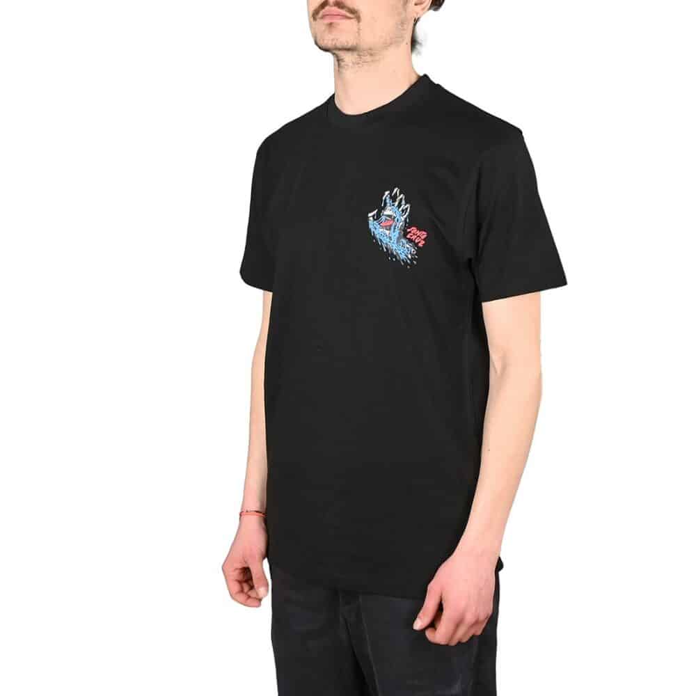 Santa Cruz Melting Hand S/S T-Shirt - Black