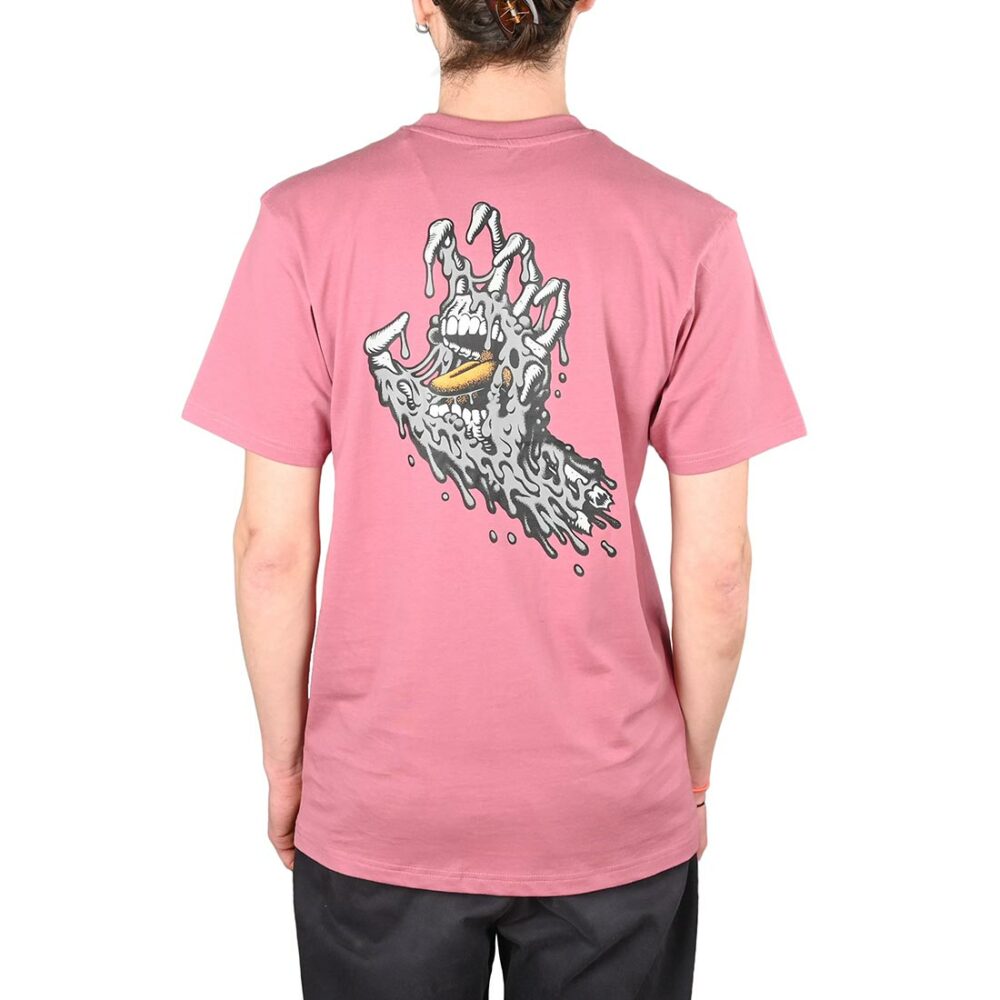 Santa Cruz Melting Hand S/S T-Shirt - Dusty Rose