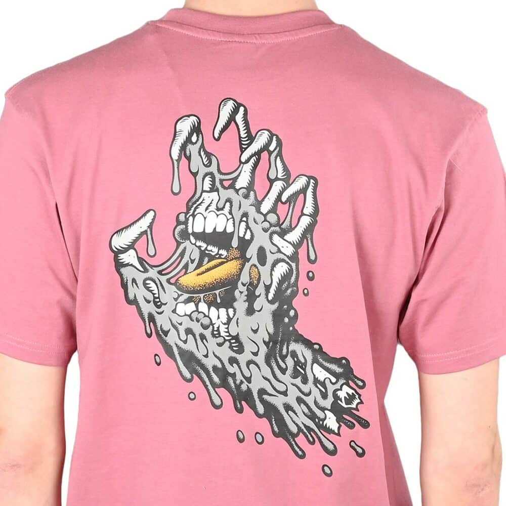Santa Cruz Melting Hand S/S T-Shirt - Dusty Rose