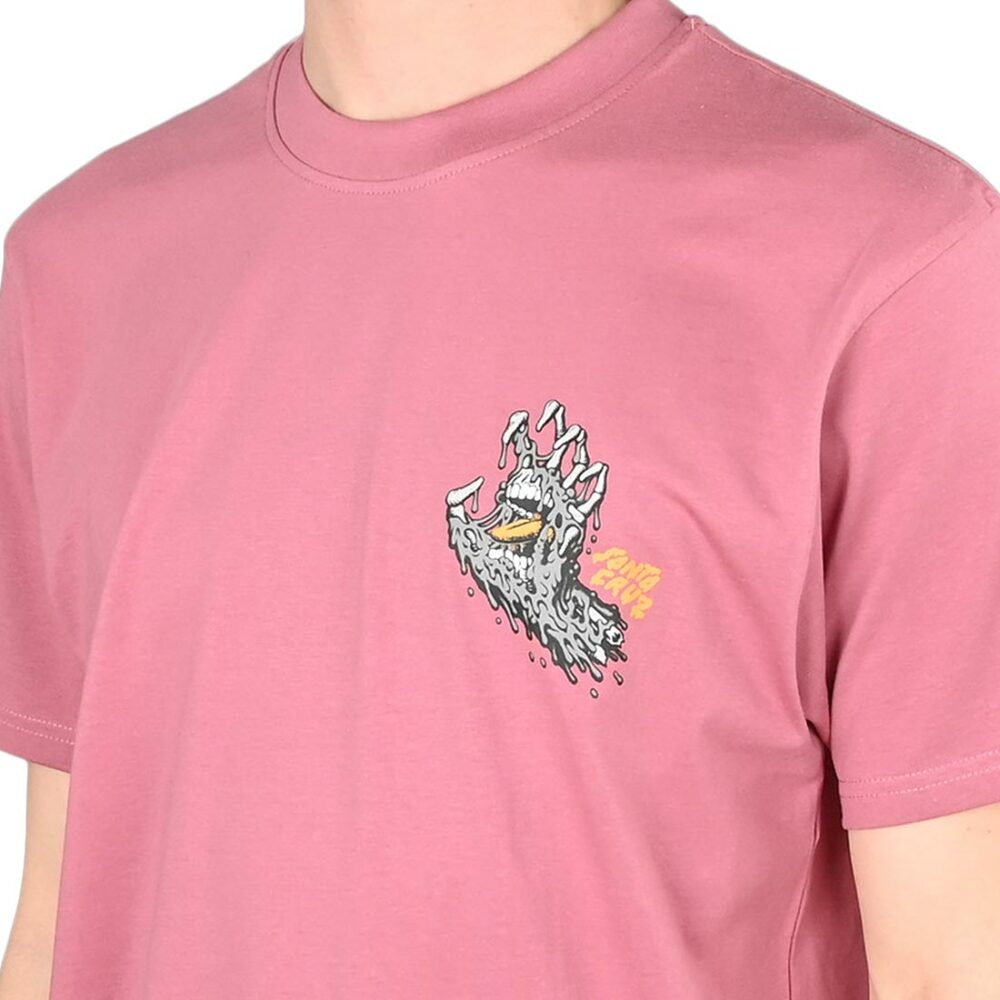 Santa Cruz Melting Hand S/S T-Shirt - Dusty Rose