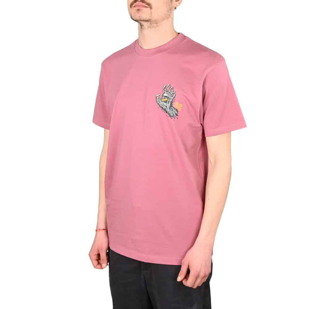 Santa Cruz Melting Hand S/S T-Shirt - Dusty Rose