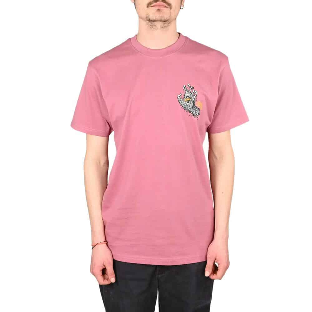 Santa Cruz Melting Hand S/S T-Shirt - Dusty Rose