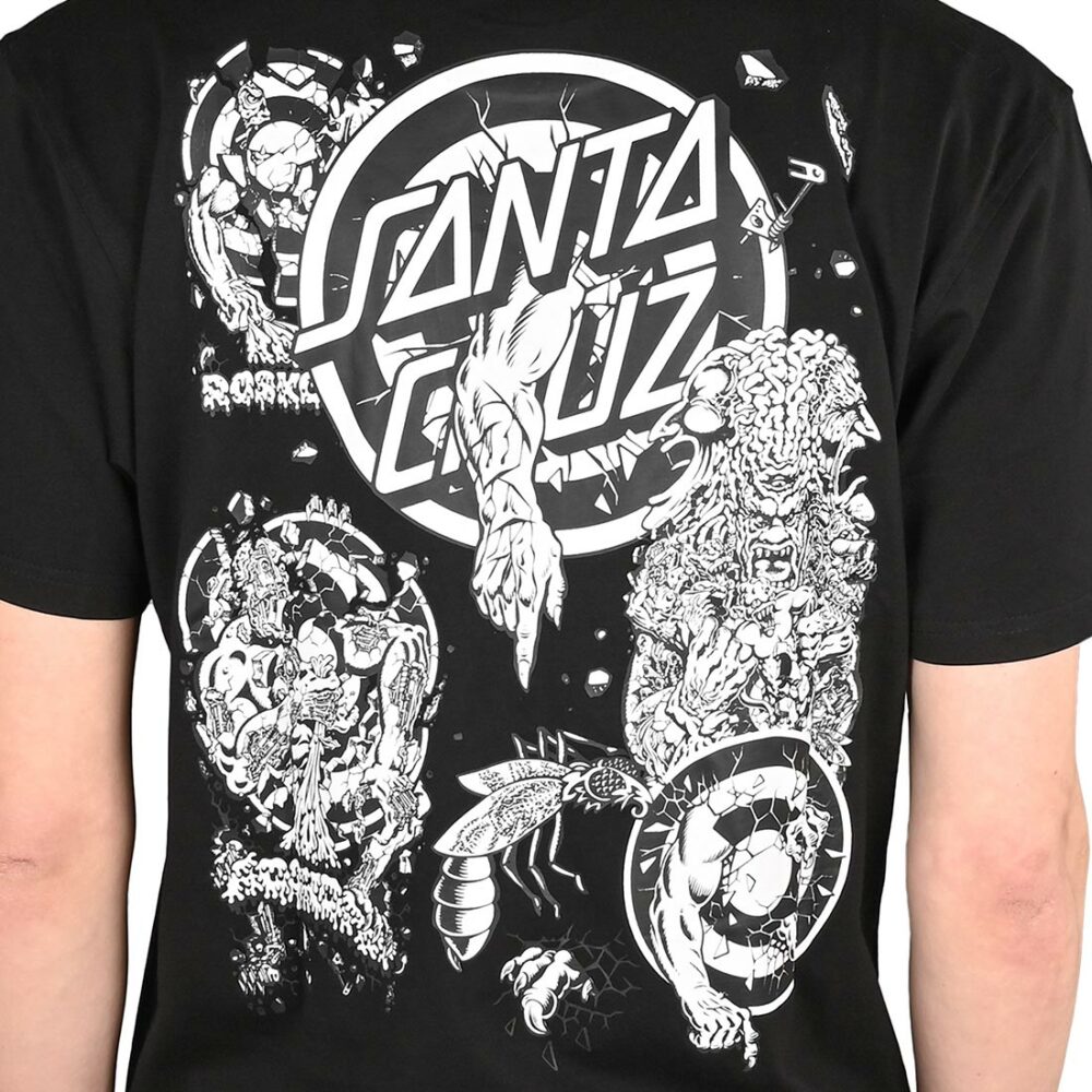 Santa Cruz Roskopp Evo 2 S/S T-Shirt - Black