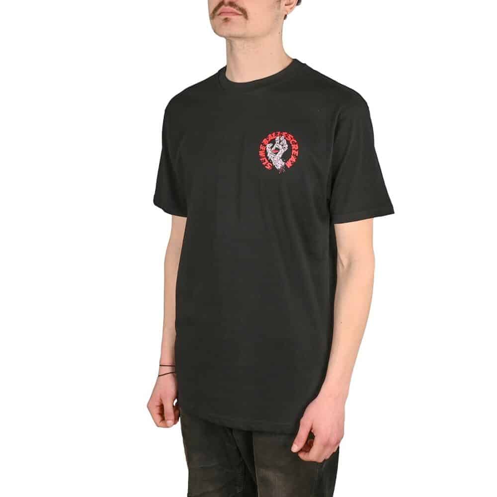 Santa Cruz SB Hand S/S T-Shirt - Black (SP24)