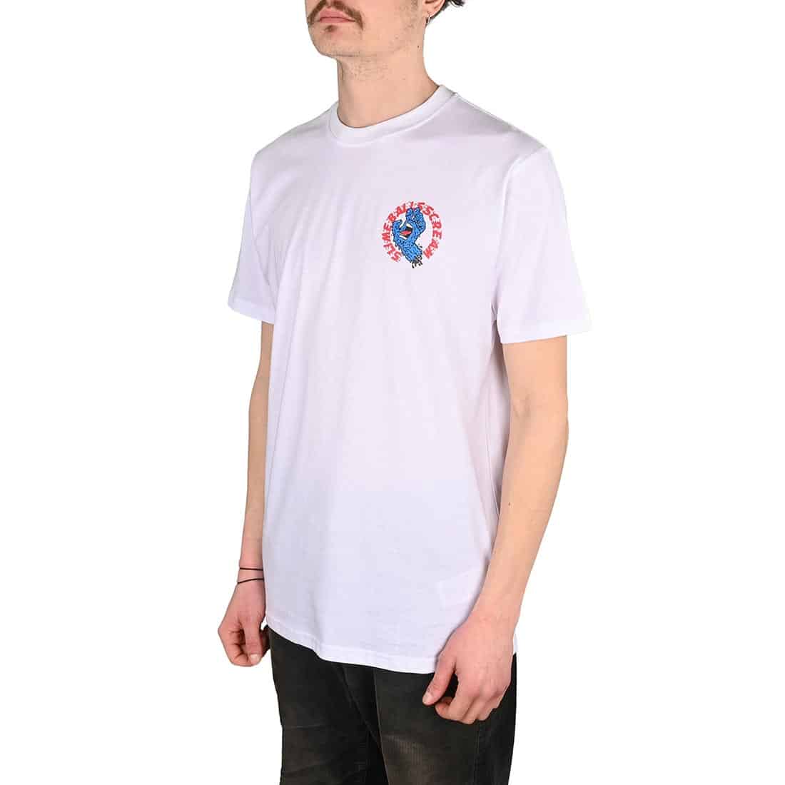 Santa Cruz SB Hand S/S T-Shirt - White - Supereight