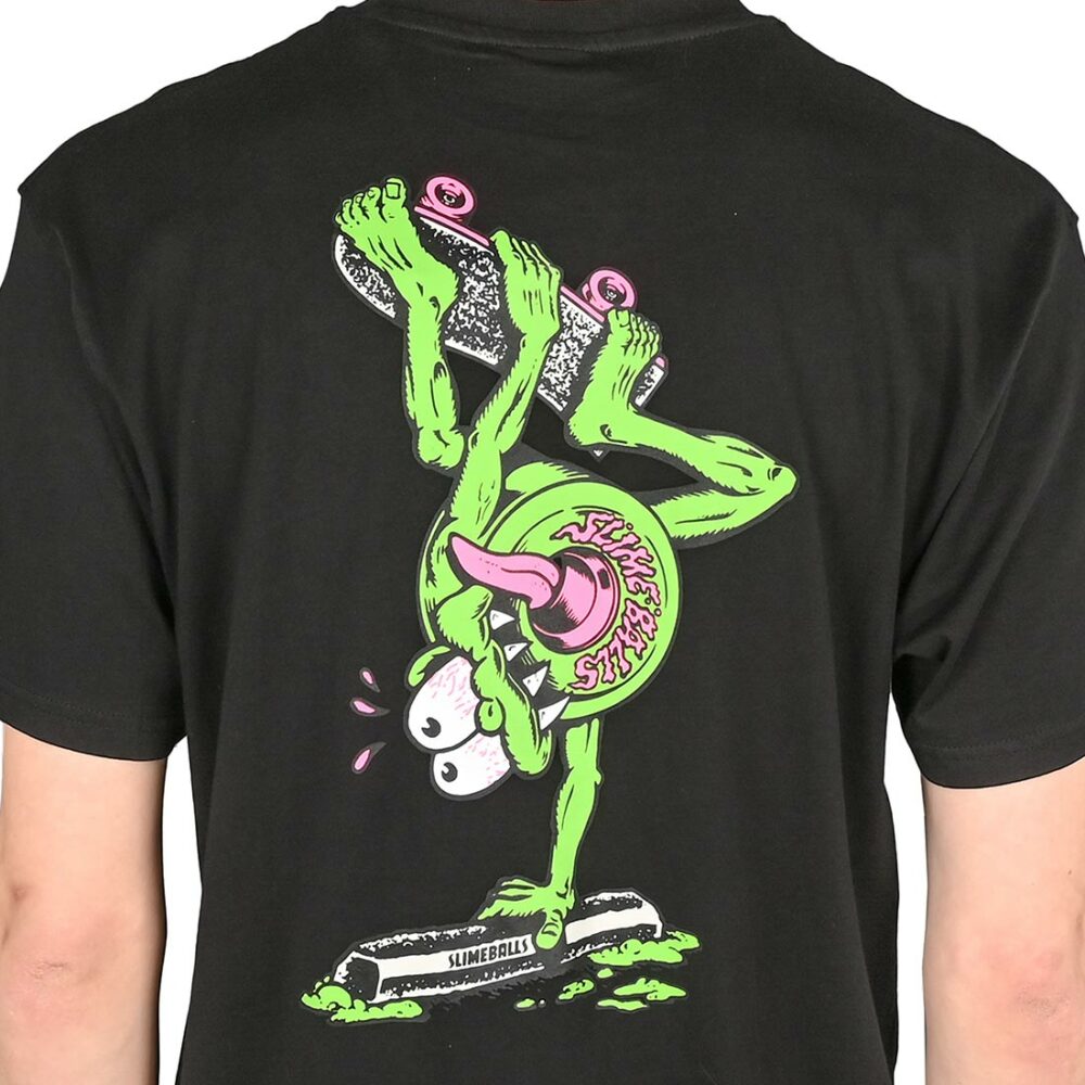 Santa Cruz SB Slimey II S/S T-Shirt - Black
