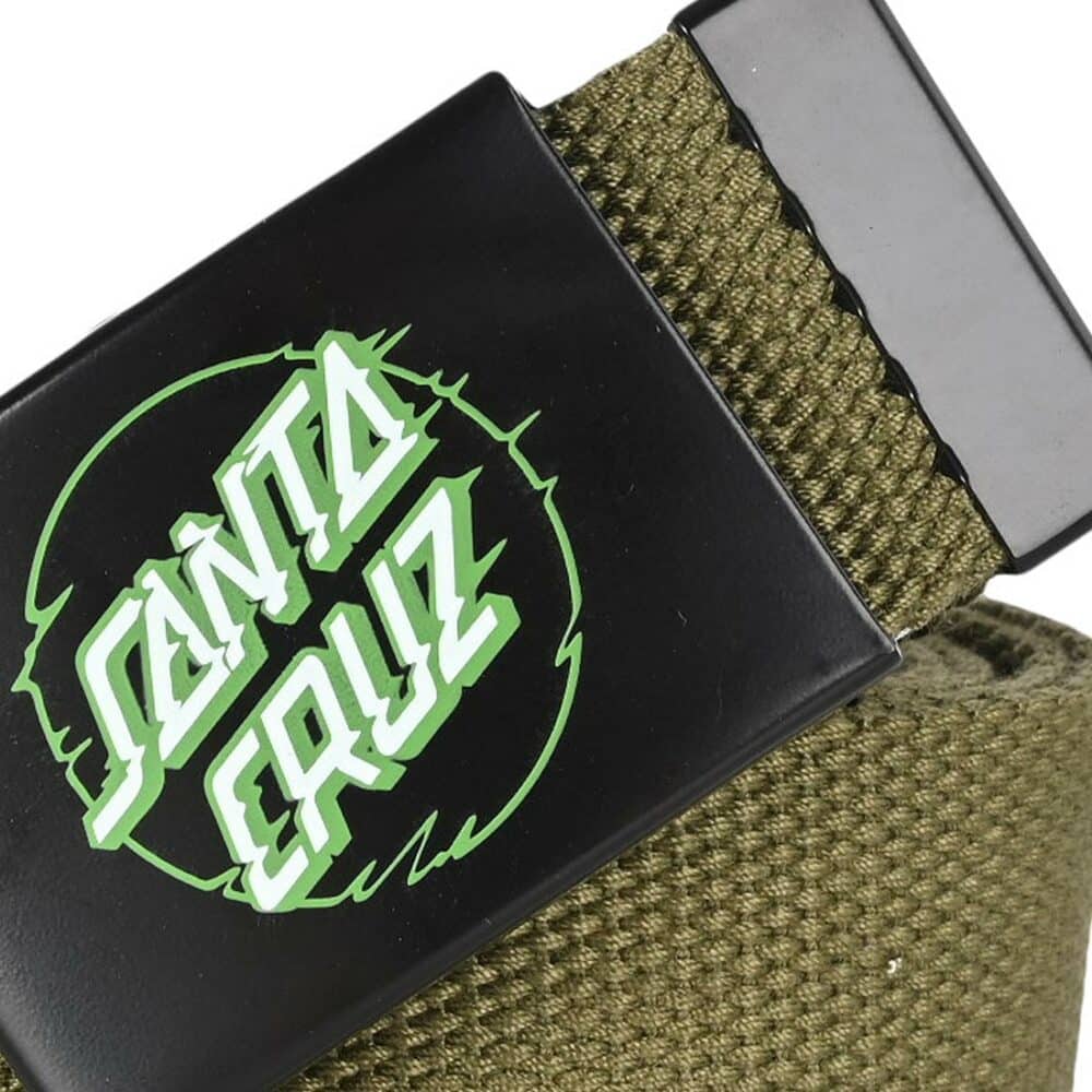 Santa Cruz Vivid Other Dot Web Belt - Sea Kelp