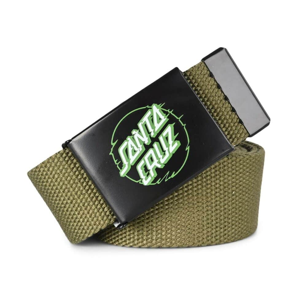 Santa Cruz Vivid Other Dot Web Belt - Sea Kelp