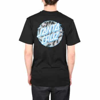 Santa Cruz Vivid Slick Dot S/S T-Shirt - Black